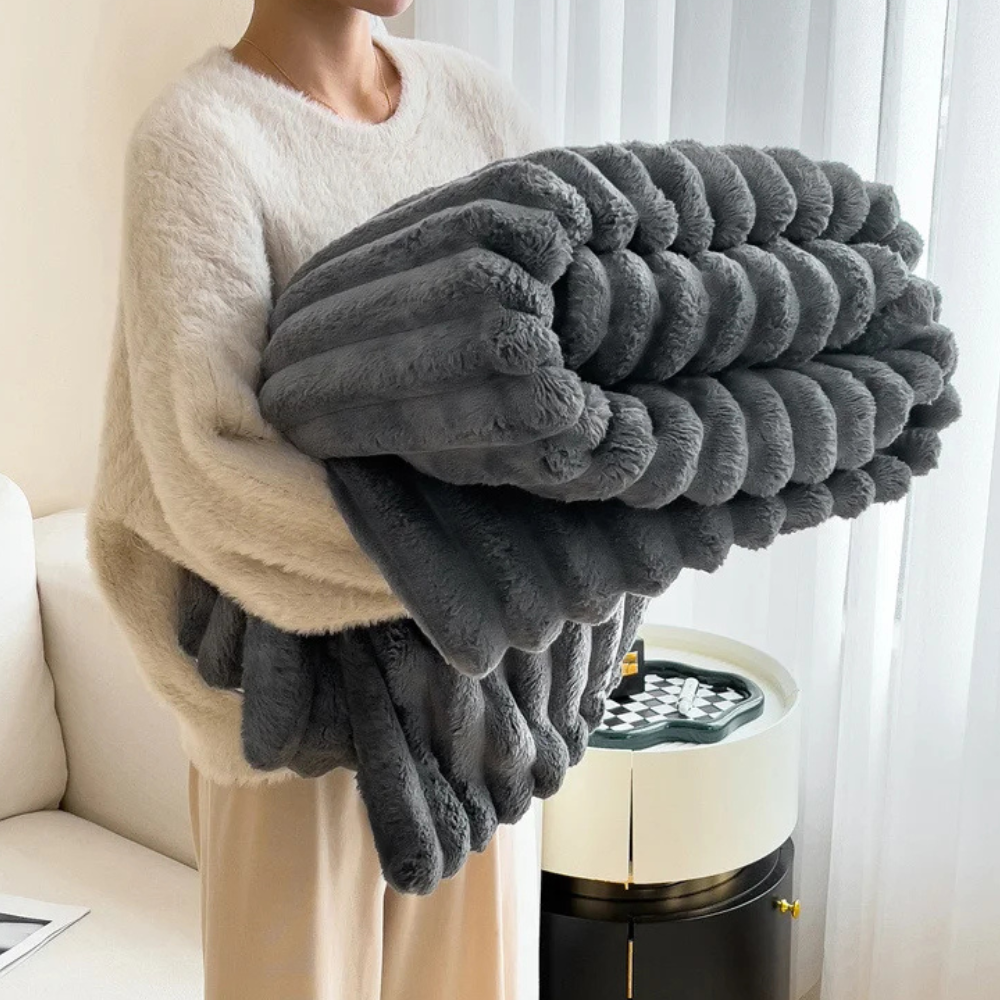 KUMORA™ – 超ソフト厚手ニットブランケット