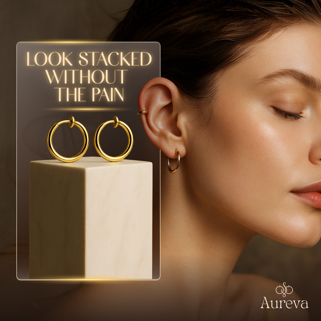 AUREVA™ – 痛くないリトラクタブルイヤリング