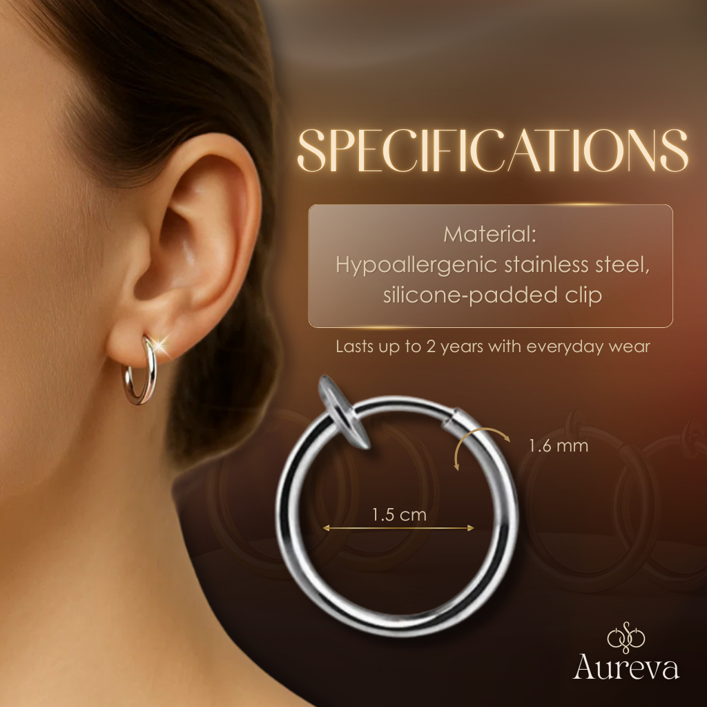 AUREVA™ – 痛くないリトラクタブルイヤリング