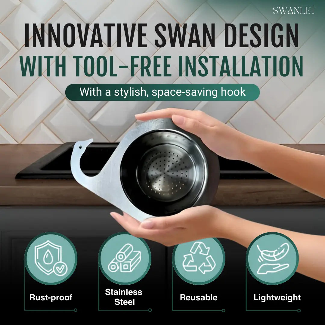 SWANLET™ – コーナー用コンパクトシンクフィルターラック