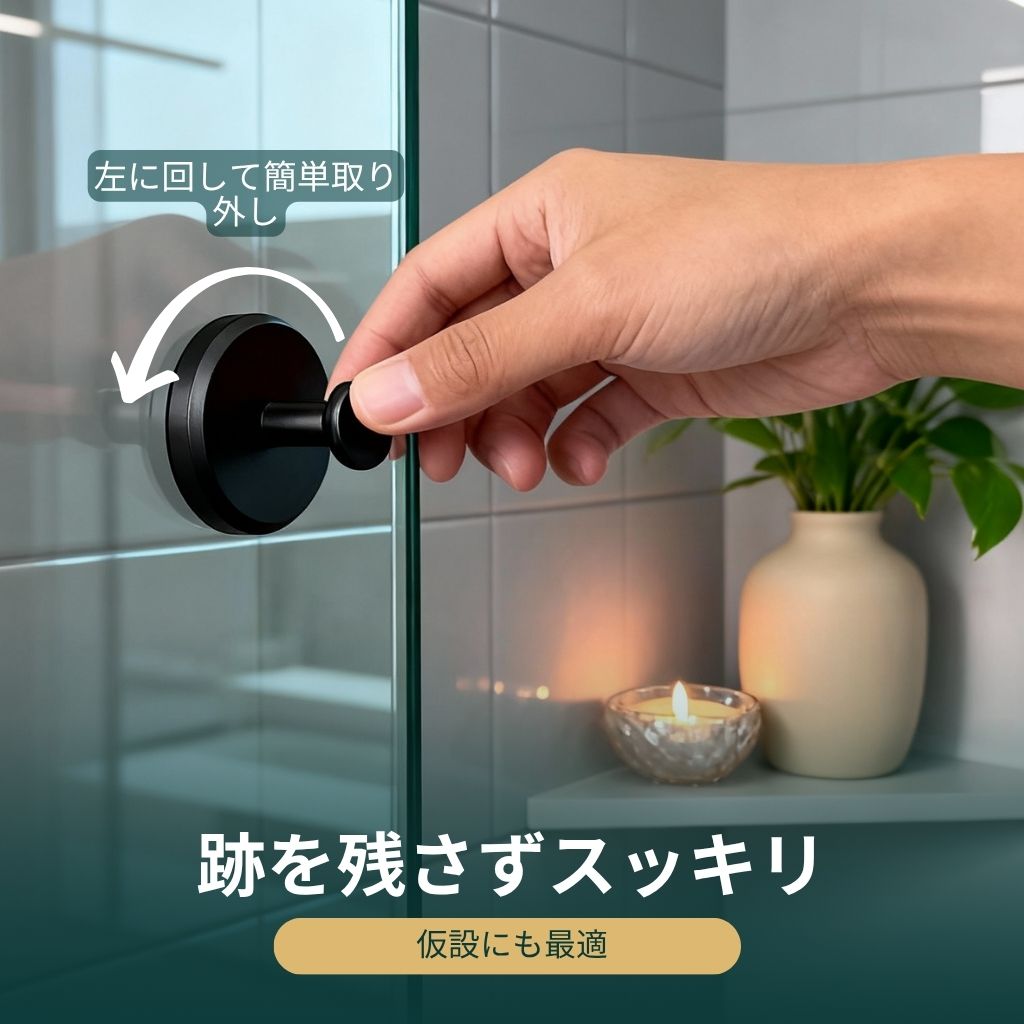 OVERA™ – ラグジュアリー ツイストロック 吸着フック