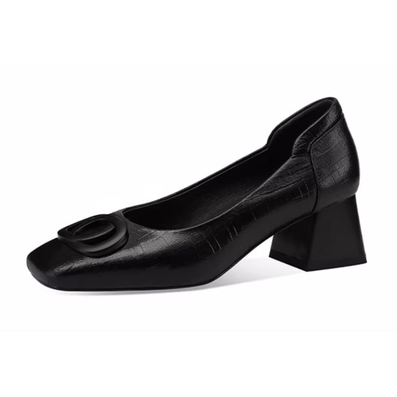 VELORIA™ – エレガント本革コンフォートフラットシューズ