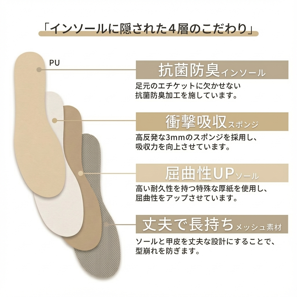 LUMINA™ – PUレザー スクエアトゥローファー