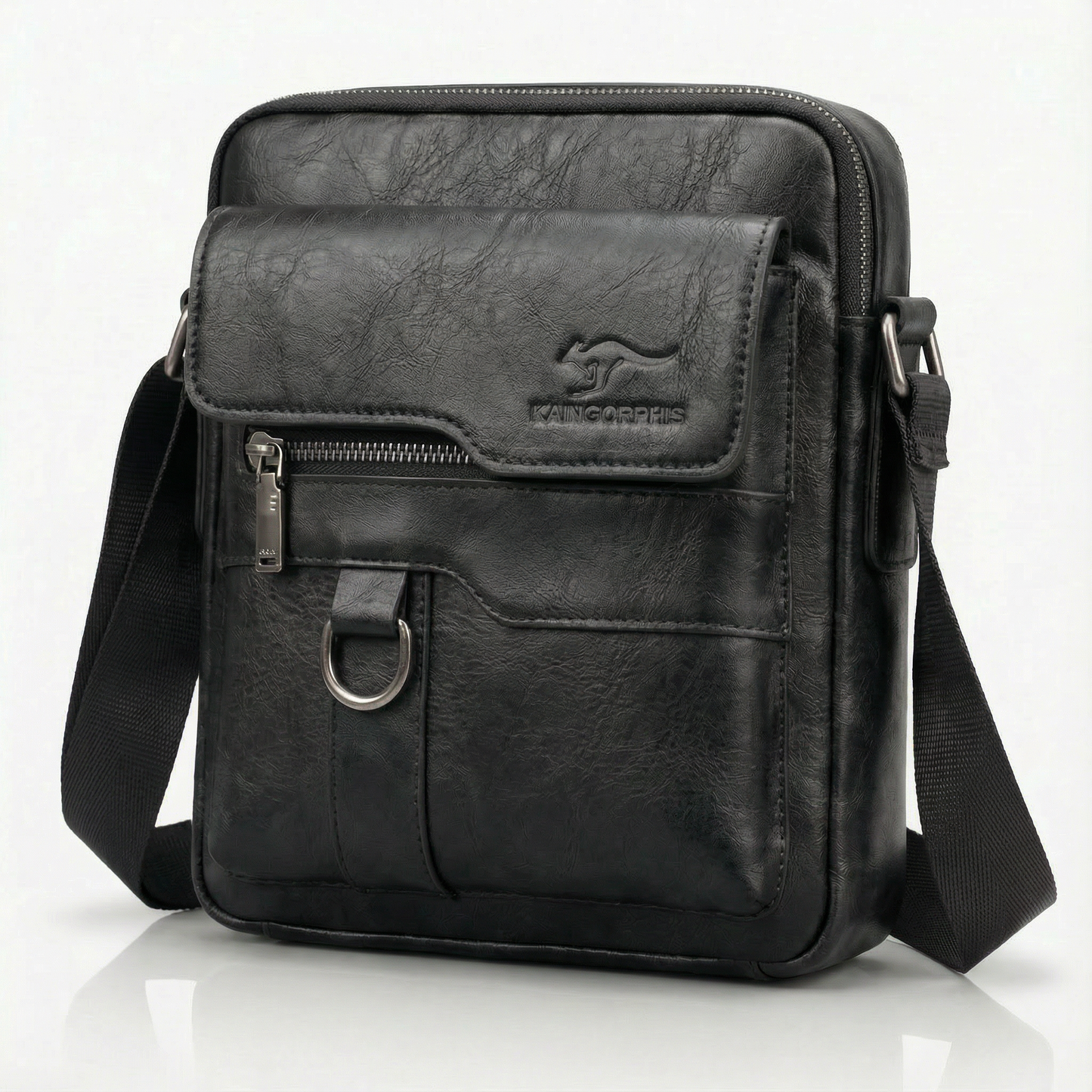 PORTAVO™ – 傷つきにくいレザー メッセンジャーバッグ