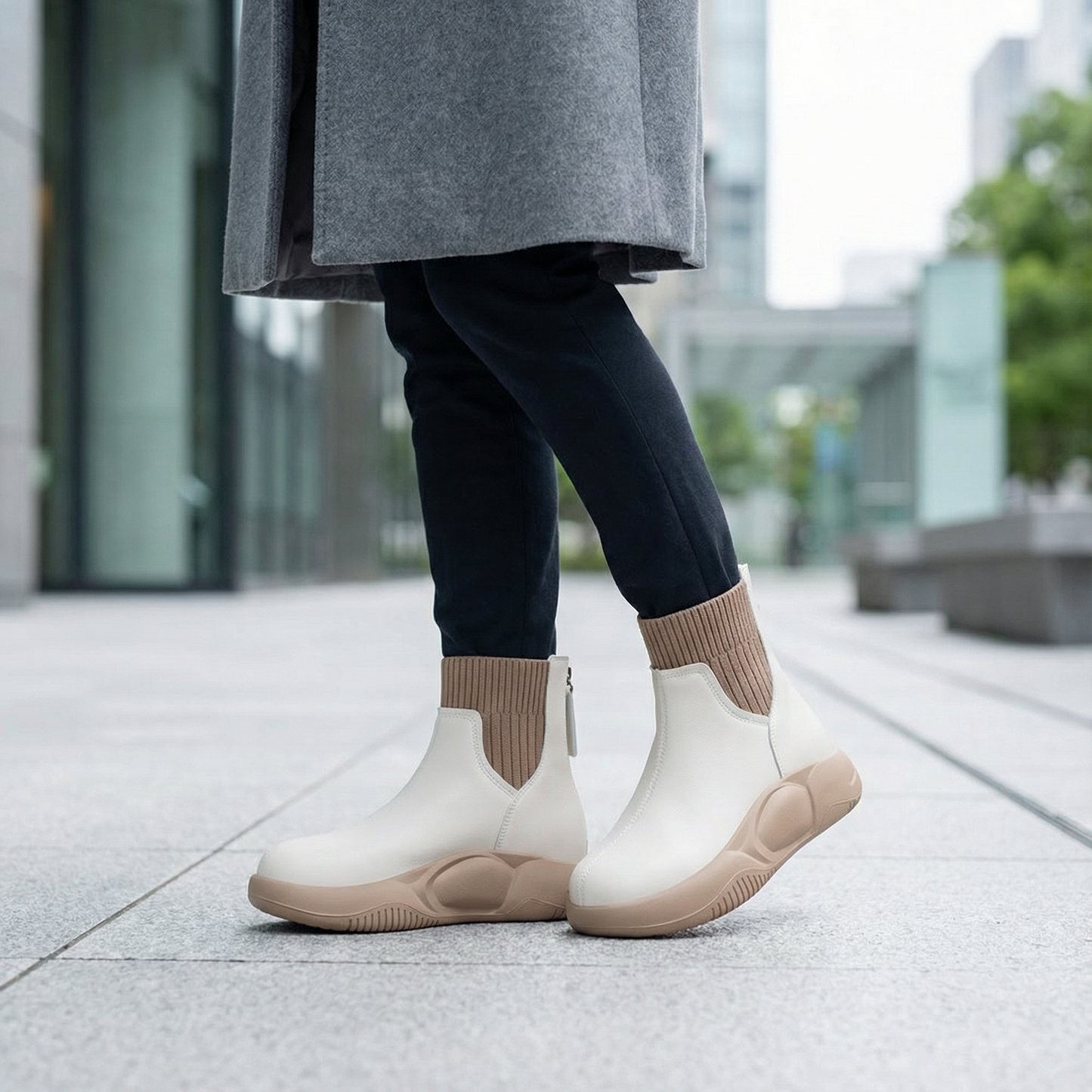 VELASCA™ – スリッポンプラットフォームブーツ