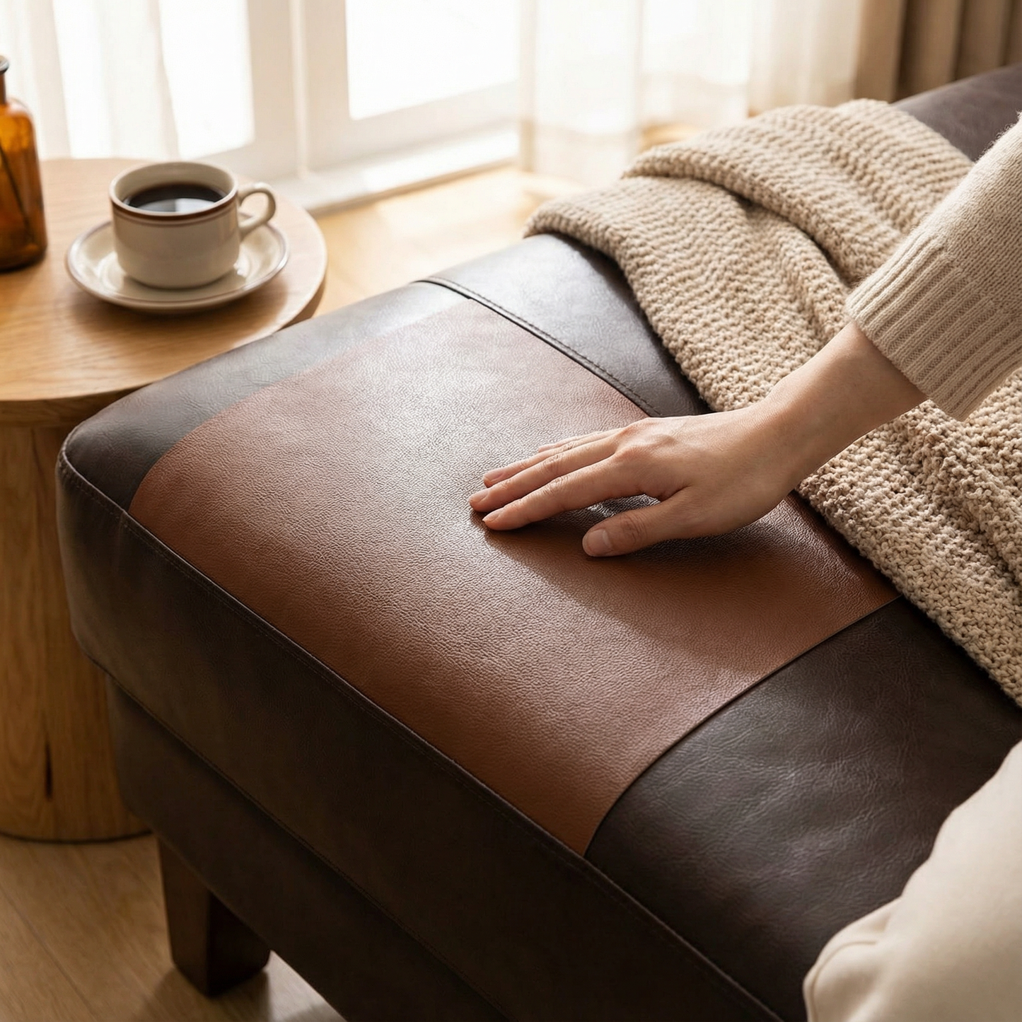 MIYORA™ 貼るだけ簡単レザー補修シート