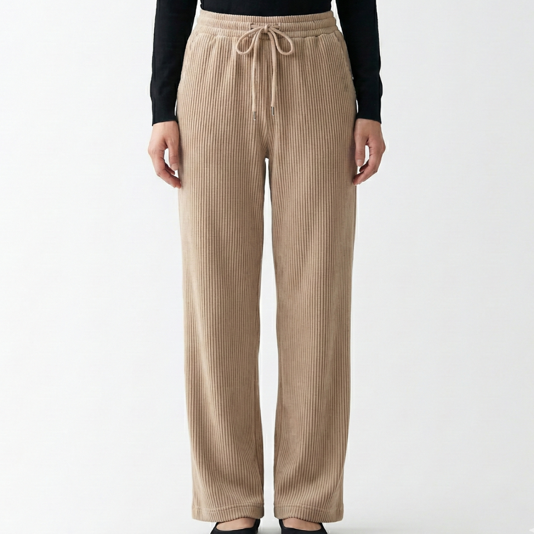 RIBELLE™ – （リベッレ）ソフト裏起毛リブパンツ