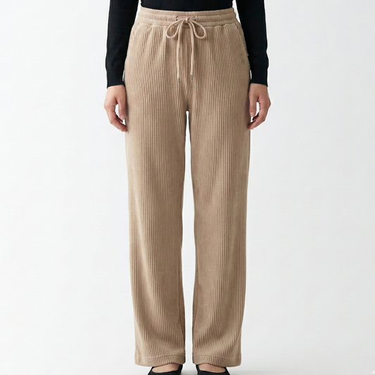 RIBELLE™ – （リベッレ）ソフト裏起毛リブパンツ