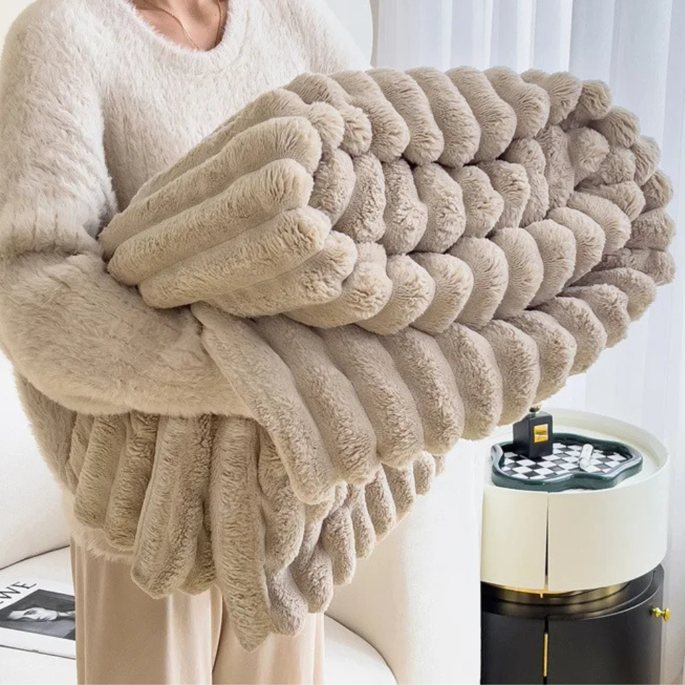 KUMORA™ – 超ソフト厚手ニットブランケット