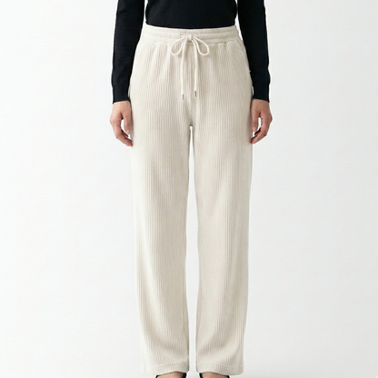 RIBELLE™ – （リベッレ）ソフト裏起毛リブパンツ