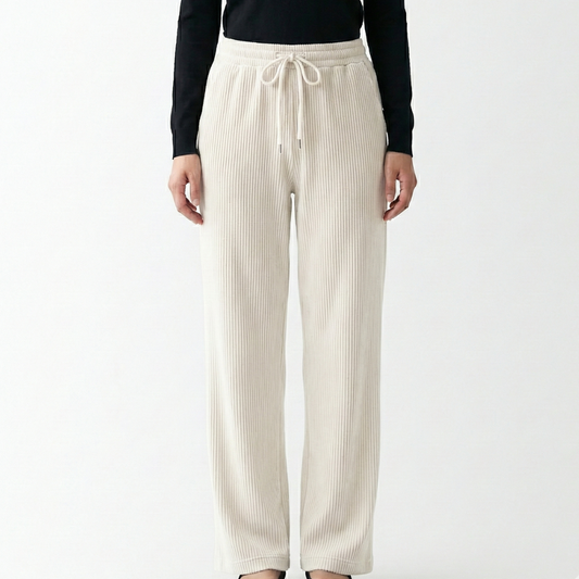 RIBELLE™ – （リベッレ）ソフト裏起毛リブパンツ