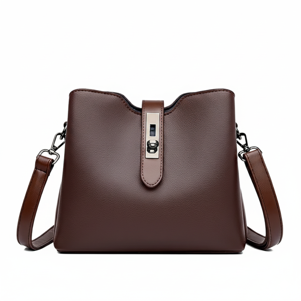 LEVORIA™ – レトロ栃木レザー製バケットバッグ