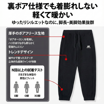 NUKUMORI™ – 裏起毛コーデュロイジョガーパンツ