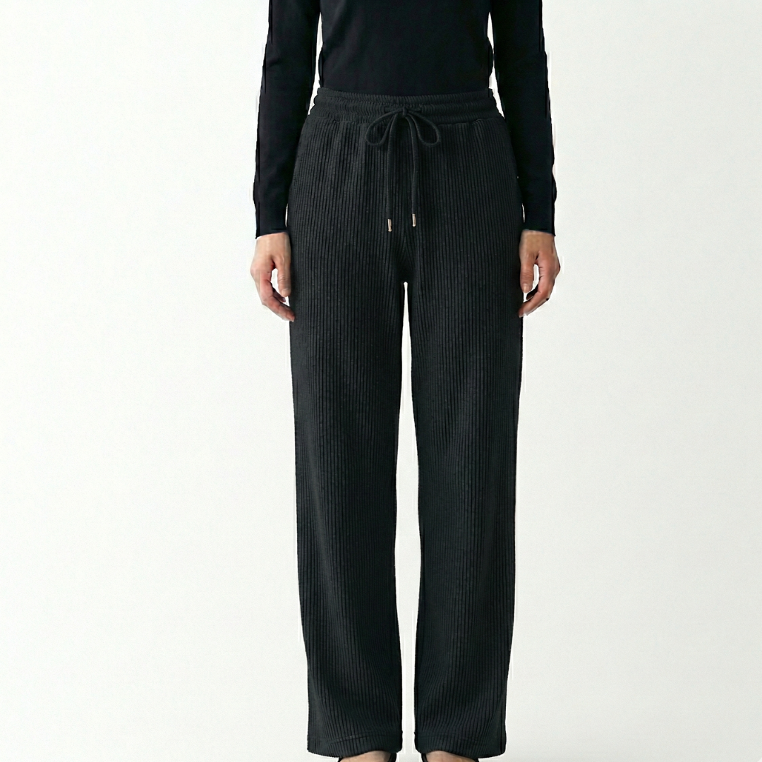 RIBELLE™ – （リベッレ）ソフト裏起毛リブパンツ