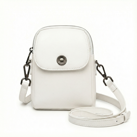 BELLANA™ –  艶やかな本革クロスボディバッグ