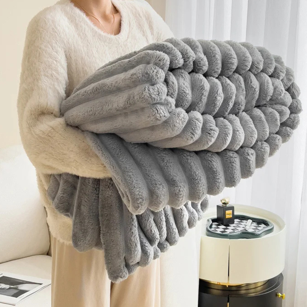 KUMORA™ – 超ソフト厚手ニットブランケット