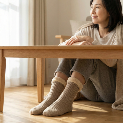 MIYORA™ - あったか裏起毛ソックス（5足セット)