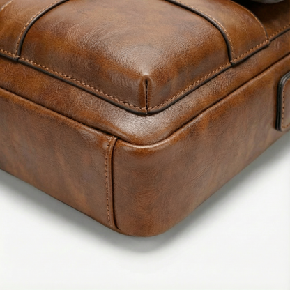 PORTAVO™ – 傷つきにくいレザー メッセンジャーバッグ