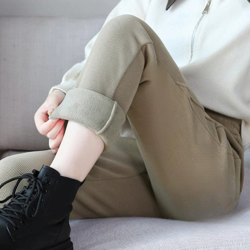 THERMELLA™ – 裏起毛フリース裏地付きサーマルパンツ