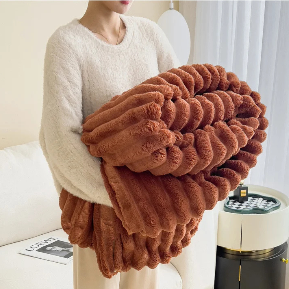 KUMORA™ – 超ソフト厚手ニットブランケット