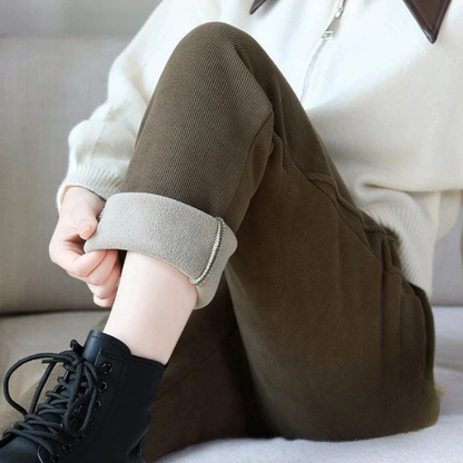 THERMELLA™ – 裏起毛フリース裏地付きサーマルパンツ