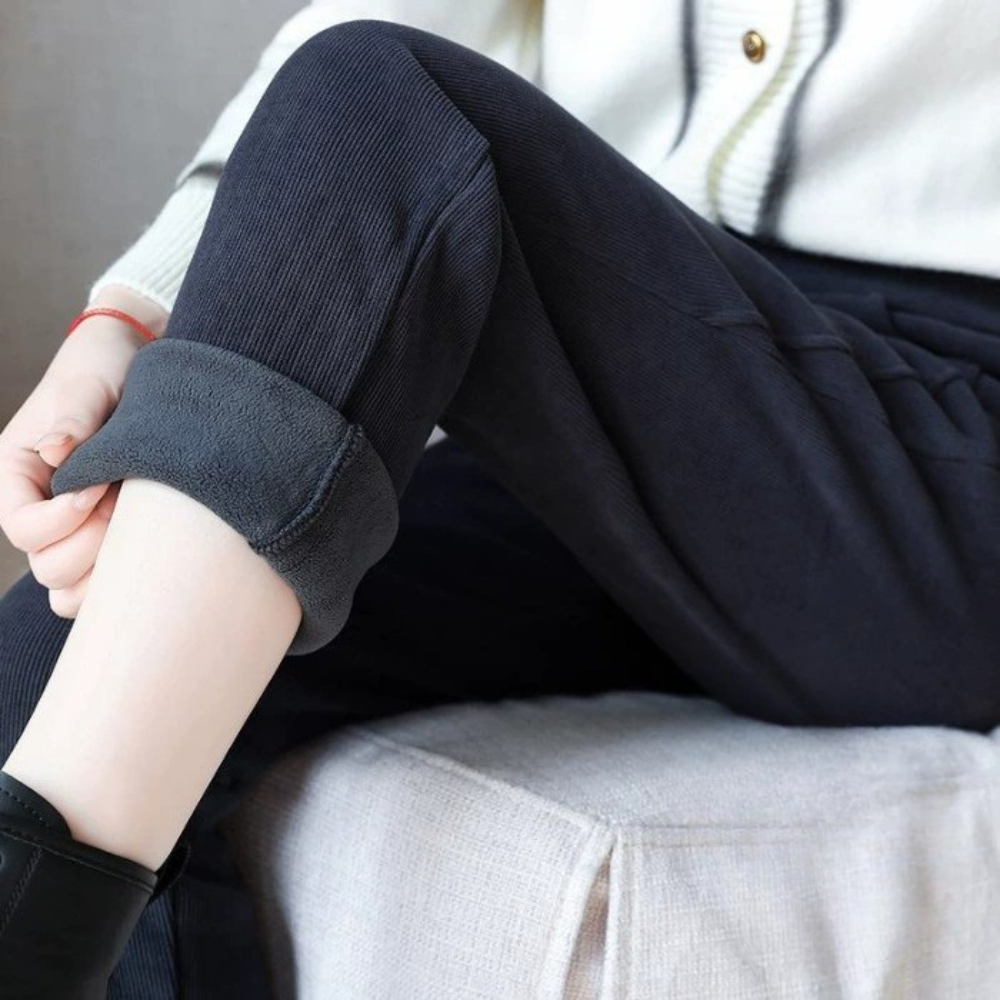 THERMELLA™ – 裏起毛フリース裏地付きサーマルパンツ