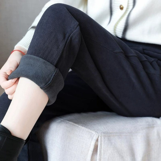 THERMELLA™ – 裏起毛フリース裏地付きサーマルパンツ