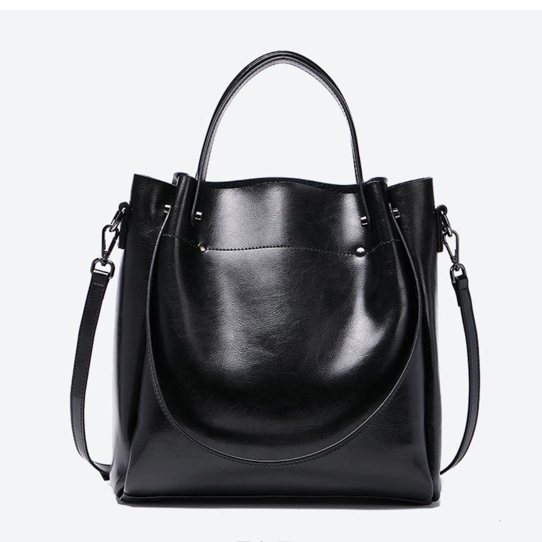 BELLANA™ – 本革クロスボディバケットバッグ