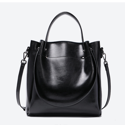 BELLANA™ – 本革クロスボディバケットバッグ