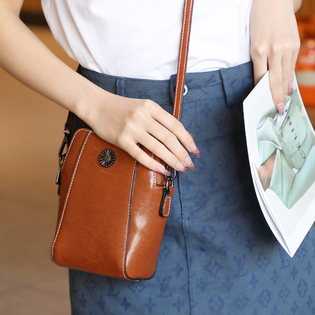 BELLANA™ – 本革クロスボディバッグ