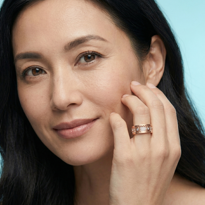 GEARÉA™ – クリスタル装飾 回転ギアリング