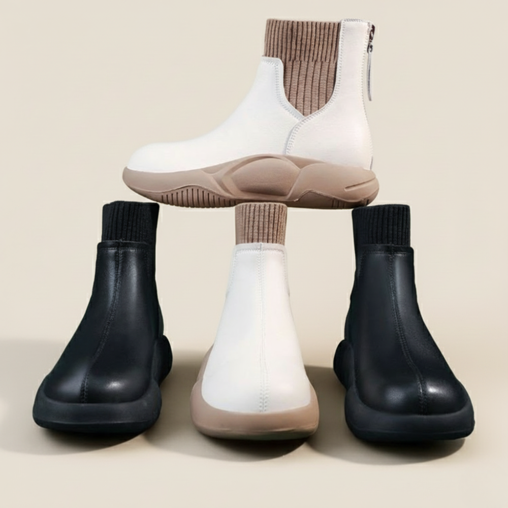 VELASCA™ – スリッポンプラットフォームブーツ