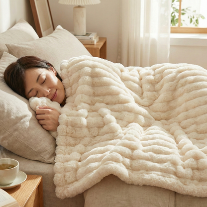 KUMORA™ – 超ソフト厚手ニットブランケット