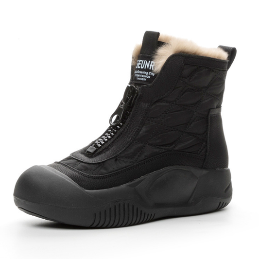 YUKINE™ - ソフトライニング仕様ジップアップスノーブーツ