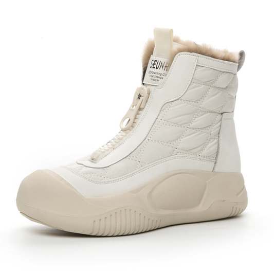 YUKINE™ - ソフトライニング仕様ジップアップスノーブーツ