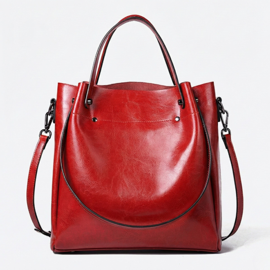 BELLANA™ – 本革クロスボディバケットバッグ