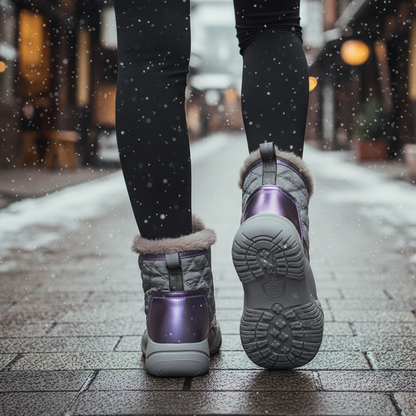 YUKINE™ - ソフトライニング仕様ジップアップスノーブーツ