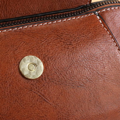 BELLANA™ – オイルワックスレザー ショルダーバッグ