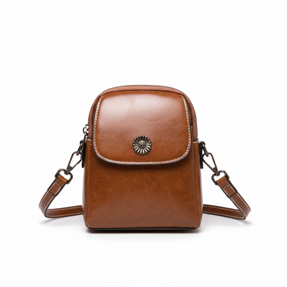 BELLANA™ – 本革ジェニュインレザーポリッシュショルダーバッグ