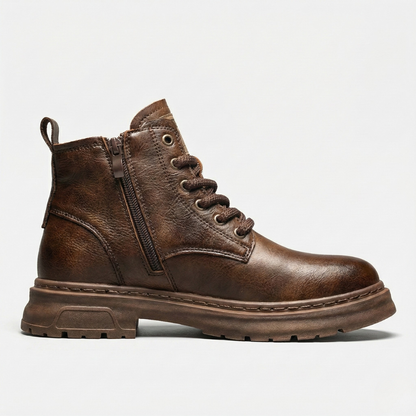 ELEVARA™ – 5cm厚底本革ブーツ