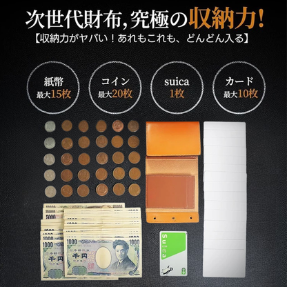 VELTRY™ – 超大容量の栃木レザー財布