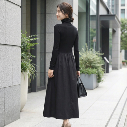 UNIVA™ – ニットドッキングワンピース