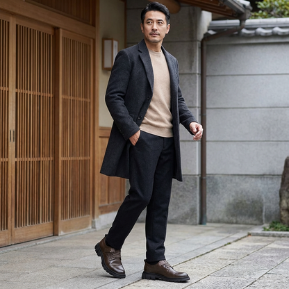 STRATTON™ – プロ仕様・身長アップPUレザーシューズ（5cmヒールアップ）