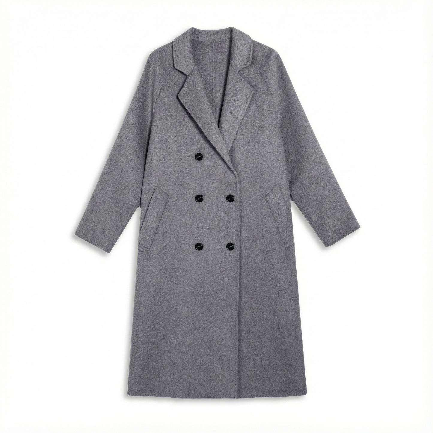 CASCARA™ – 洗練ダブルレイヤーウールコート