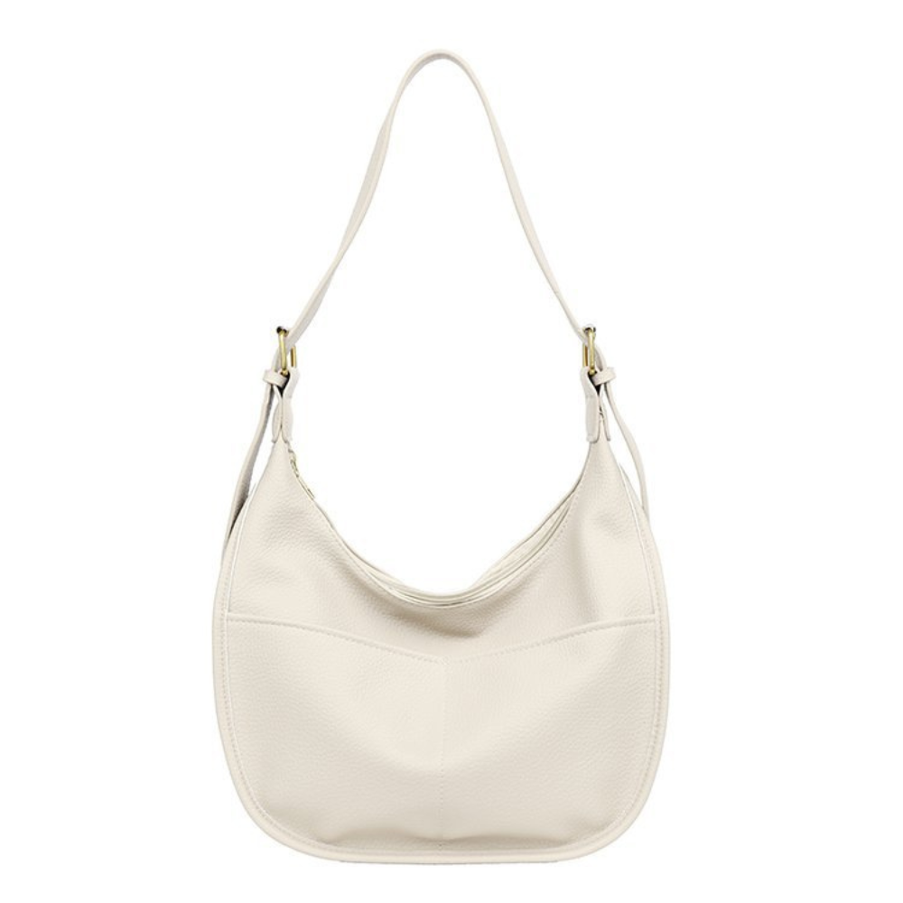 LUNAIRE™ – 大容量PUレザークロワッサンバッグ