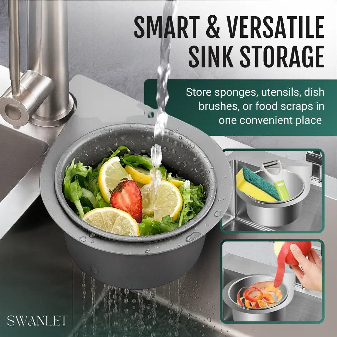 SWANLET™ – コーナー用コンパクトシンクフィルターラック
