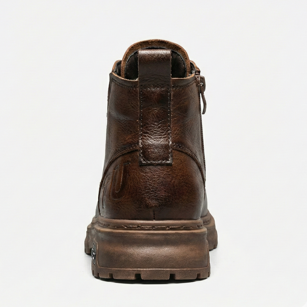 ELEVARA™ – 5cm厚底本革ブーツ