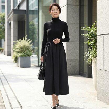 UNIVA™ – ニットドッキングワンピース