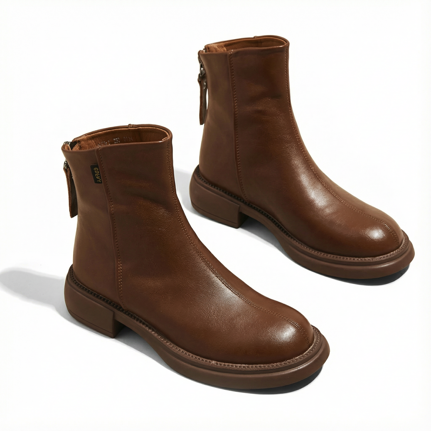 LUNARIA™ – コンフォートヒール本牛革ブーツ