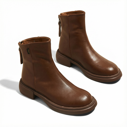 LUNARIA™ – コンフォートヒール本牛革ブーツ